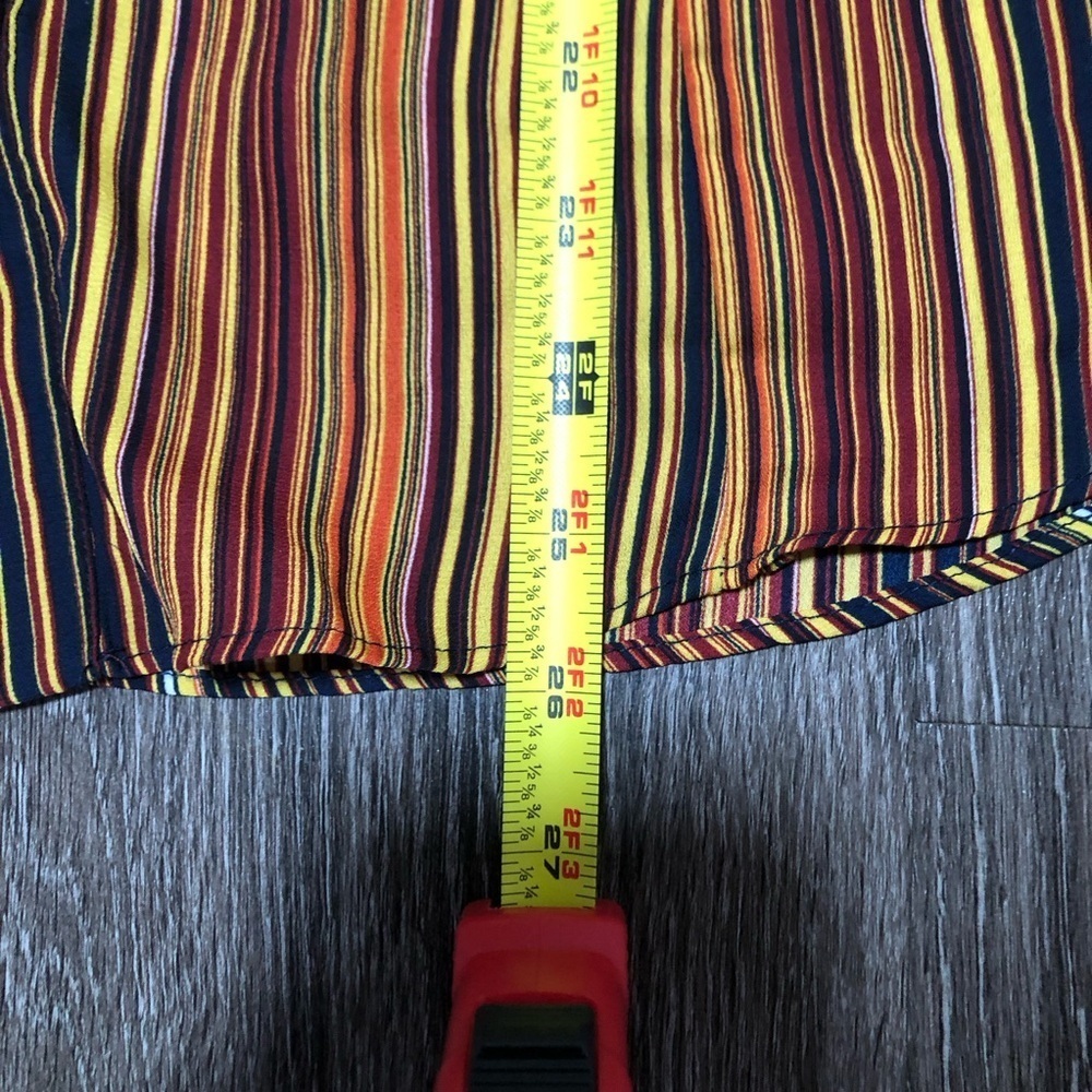 EST. 1946 Retro Striped Bell Sleeve Button Down Blouse Top Small S - Picture 10 of 10